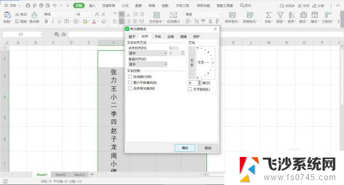 wps表格文字如何竖起来 WPS表格文字竖排操作步骤