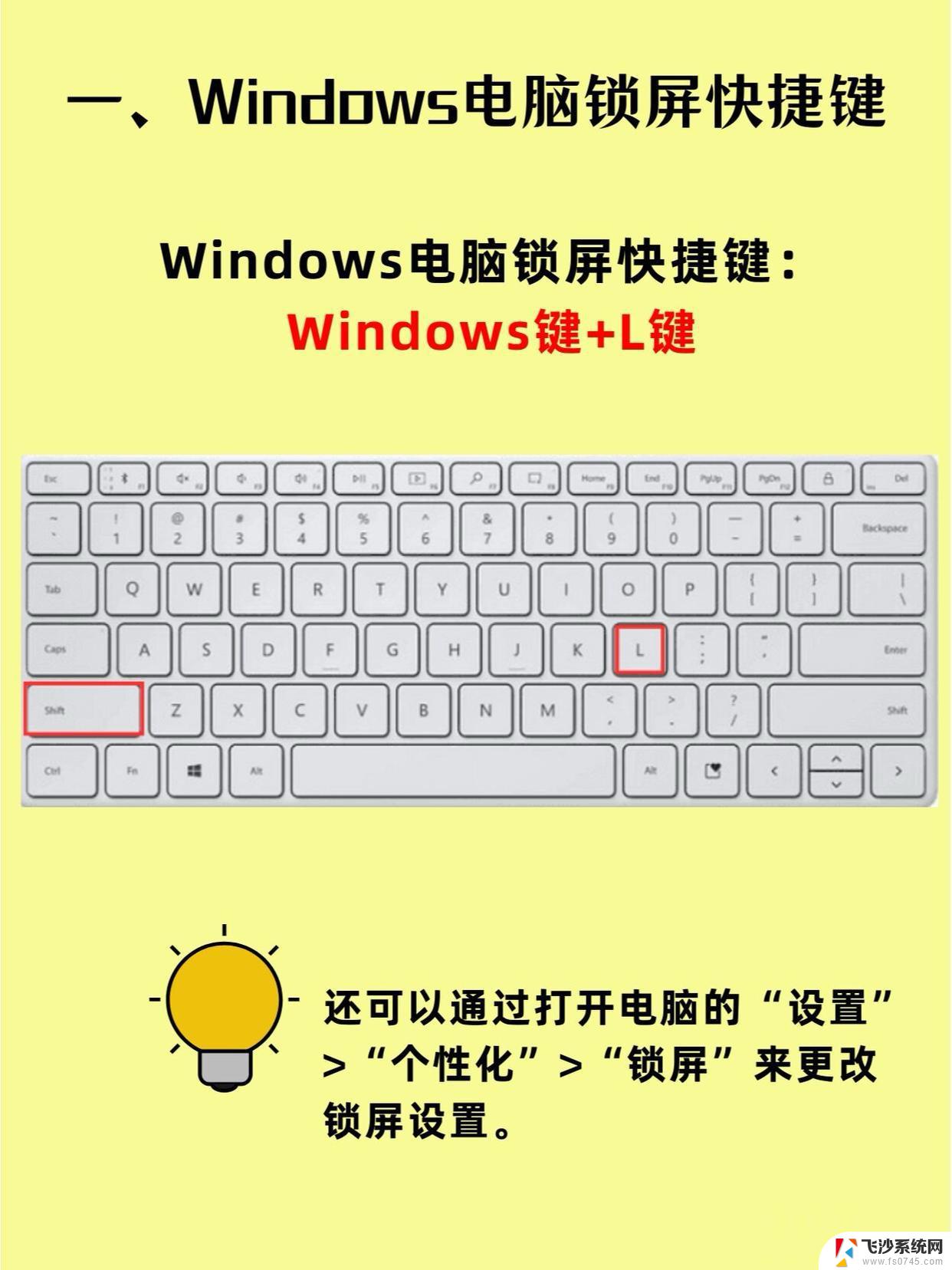 台式win10锁定屏幕快捷键 电脑屏幕锁定方法