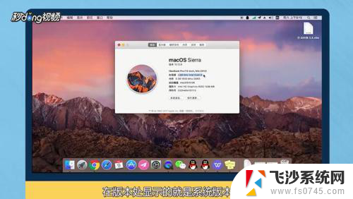 苹果电脑系统版本在哪里看 如何在苹果电脑上查看操作系统版本号