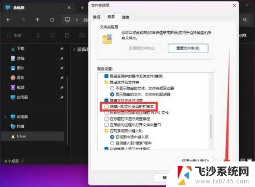 win11怎么设置查看文件后缀 Win11如何显示文件类型后缀名