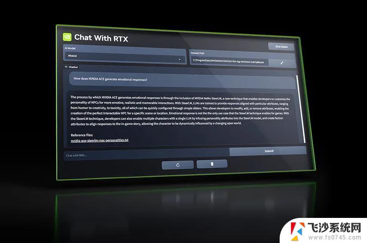 Nvidia推出本地版聊天机器人“Chat with RTX”：让人工智能与图形技术相结合的创新体验