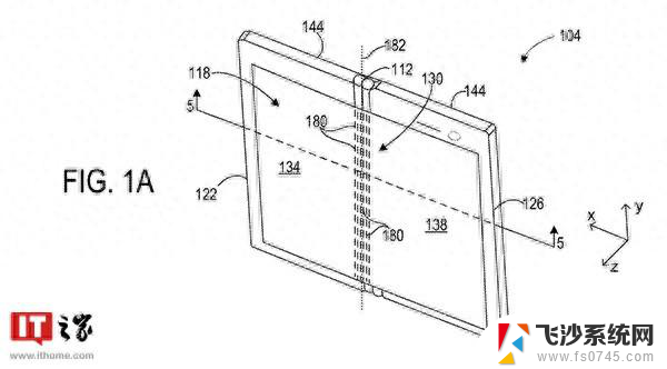 微软新专利展示折叠屏Surface Phone正面形态