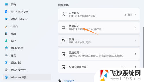 win11传递优化怎么用 Win11传递优化功能怎么开启