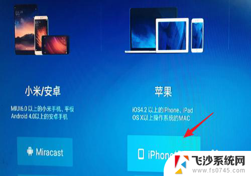 怎么用苹果手机投屏到电视上 苹果手机屏幕镜像投屏到电视教程