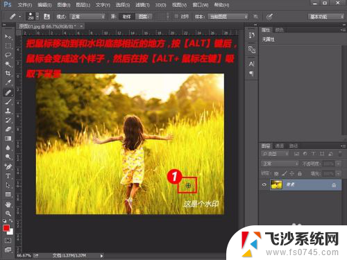 photoshop 去除水印 PS去除水印的简单方法