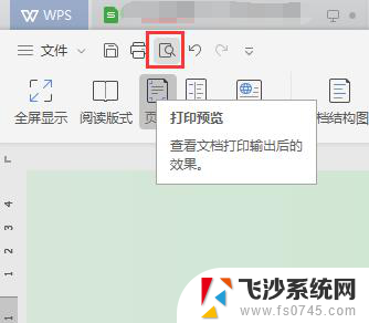 wps预览选项在哪里 wps预览选项在哪里设置