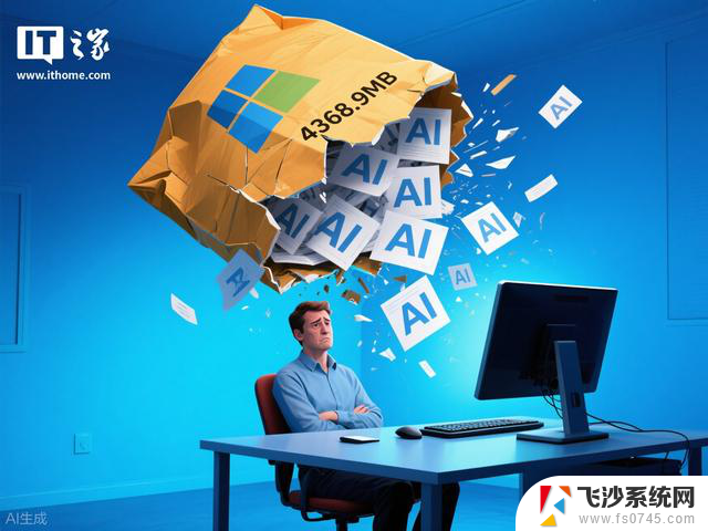 微软Win11 24H2五月更新体积暴增，AI文件占3GB，系统升级容量增长明显