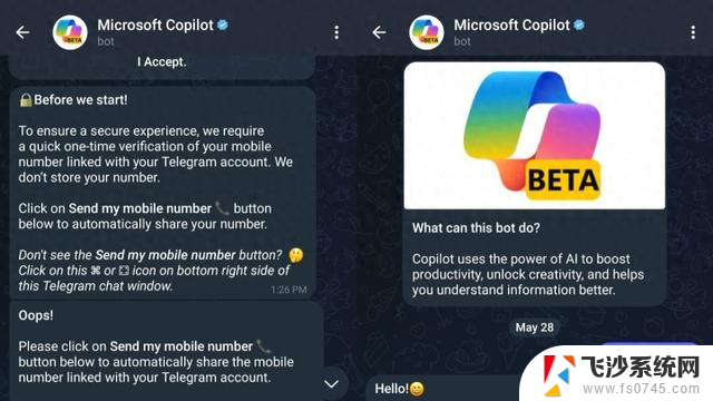 微软Copilot和Telegram聊天机器人上线，助力开发者提升效率