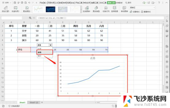 wps如何制作动态图表 wps如何制作动态图表教程