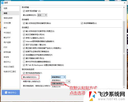 wps设置默认粘贴格式 WPS如何设置文本粘贴的默认方式